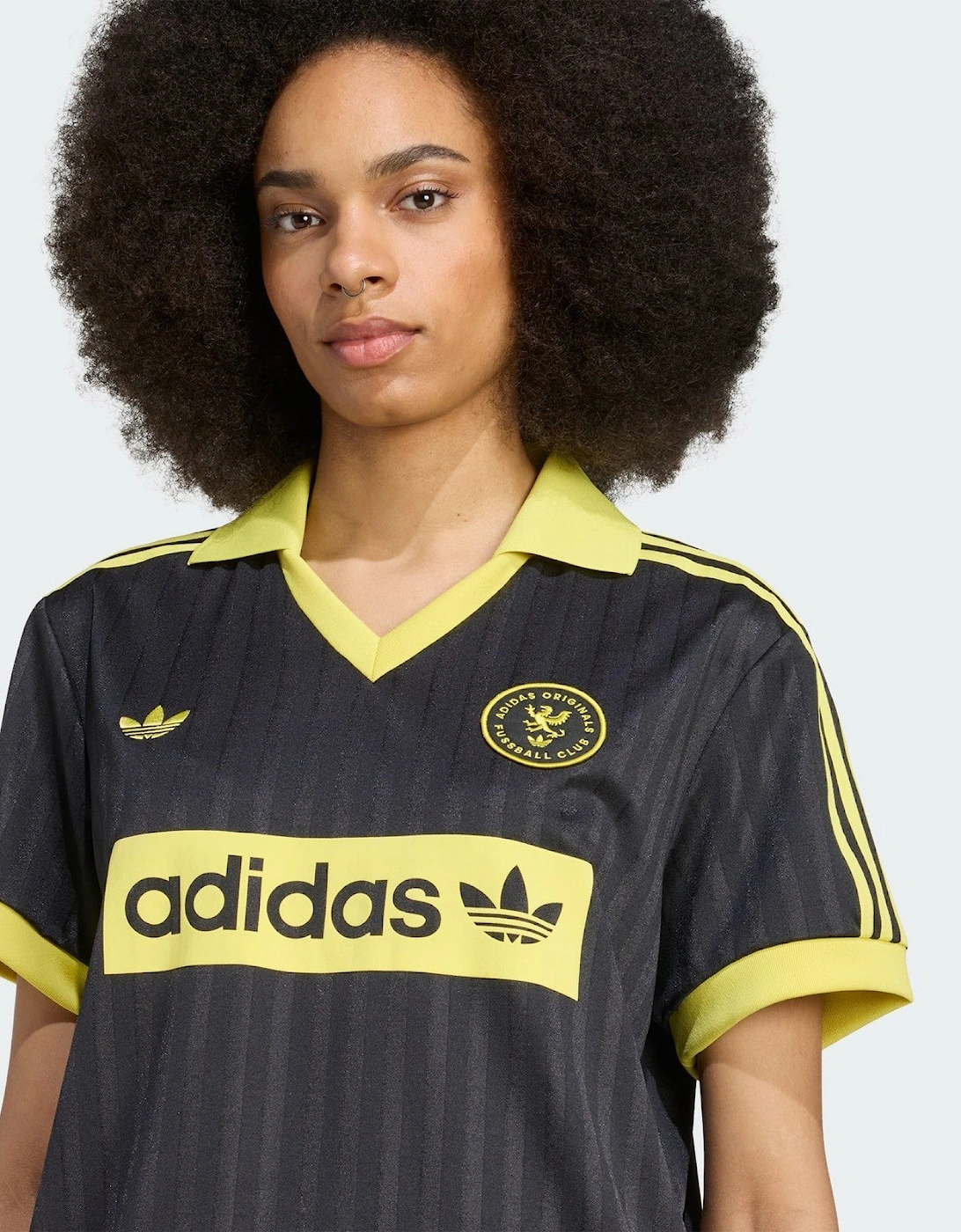 Adidas Originals Womens Football-Inspired Jersey