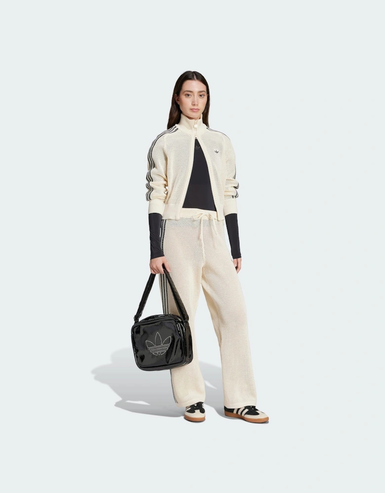Adidas Originals Premium Crochet Track Top Womens White