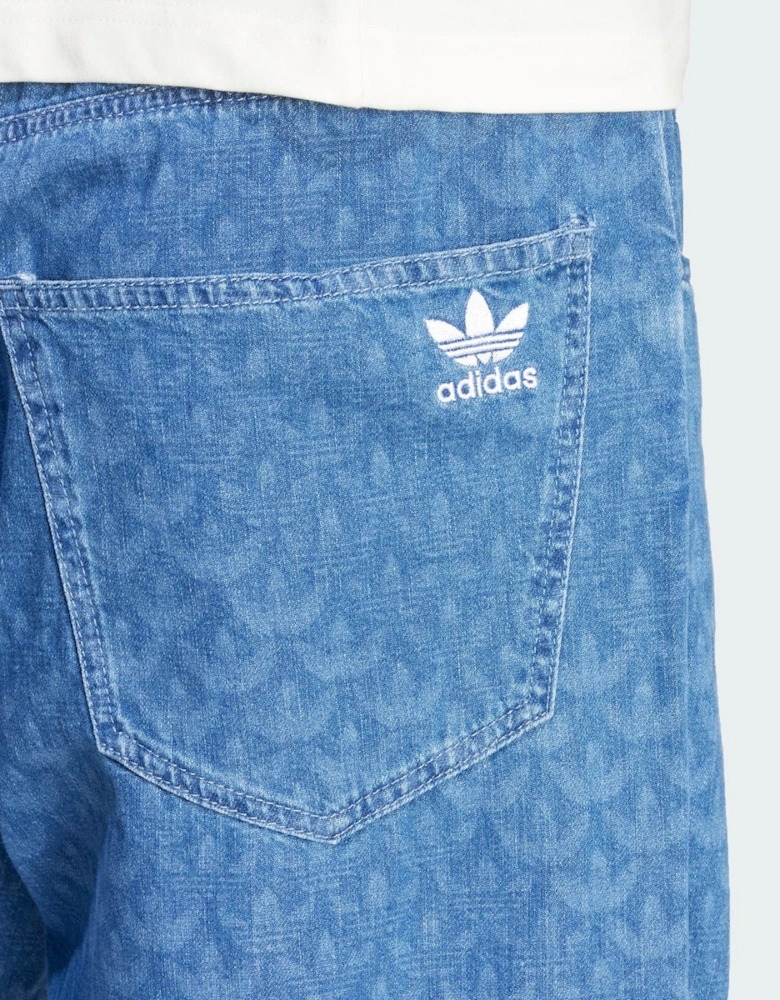 Adidas Originals Denim Monogram Mens Jeans