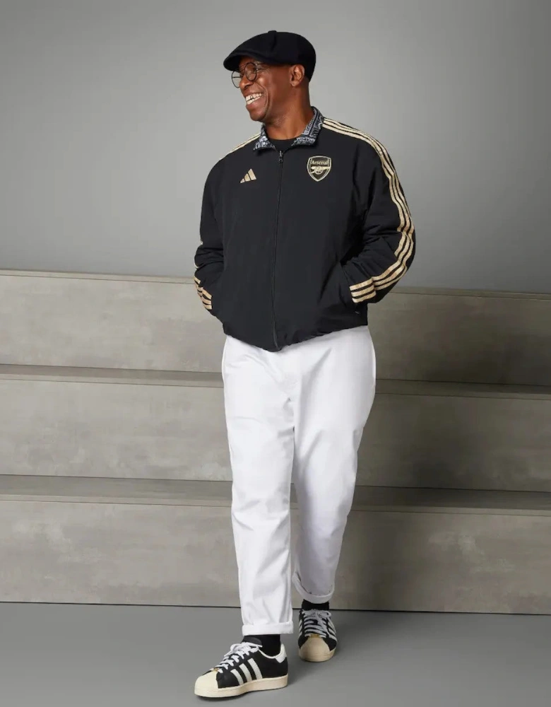 Adidas Arsenal x Ian Wright Mens Reversible Anthem Jacket