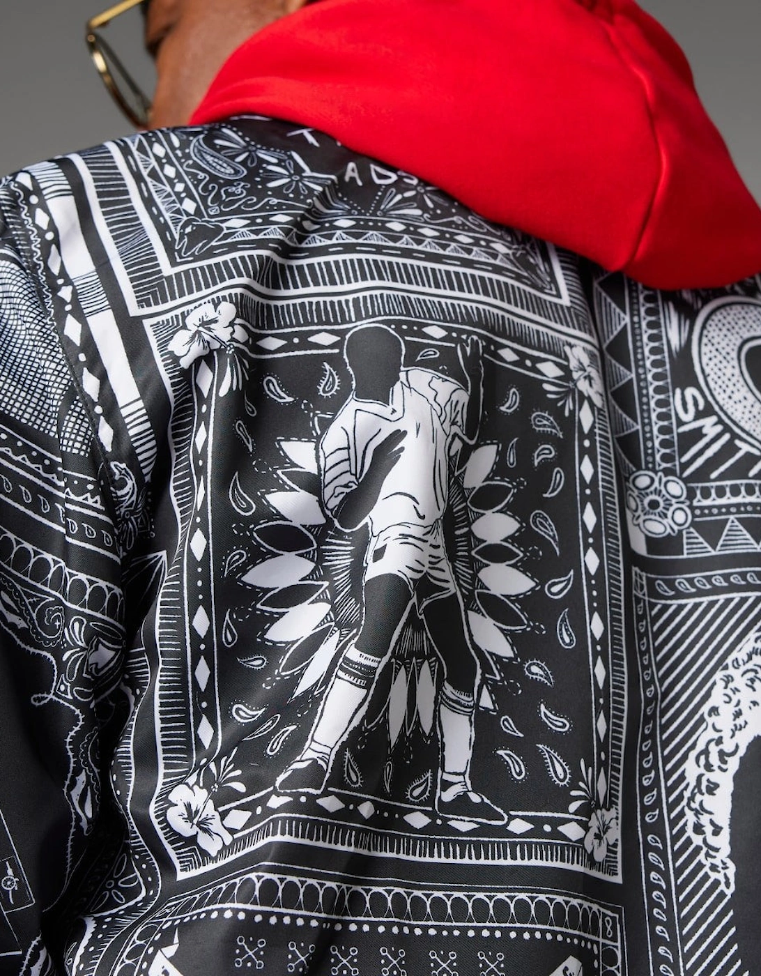 Adidas Arsenal x Ian Wright Mens Reversible Anthem Jacket