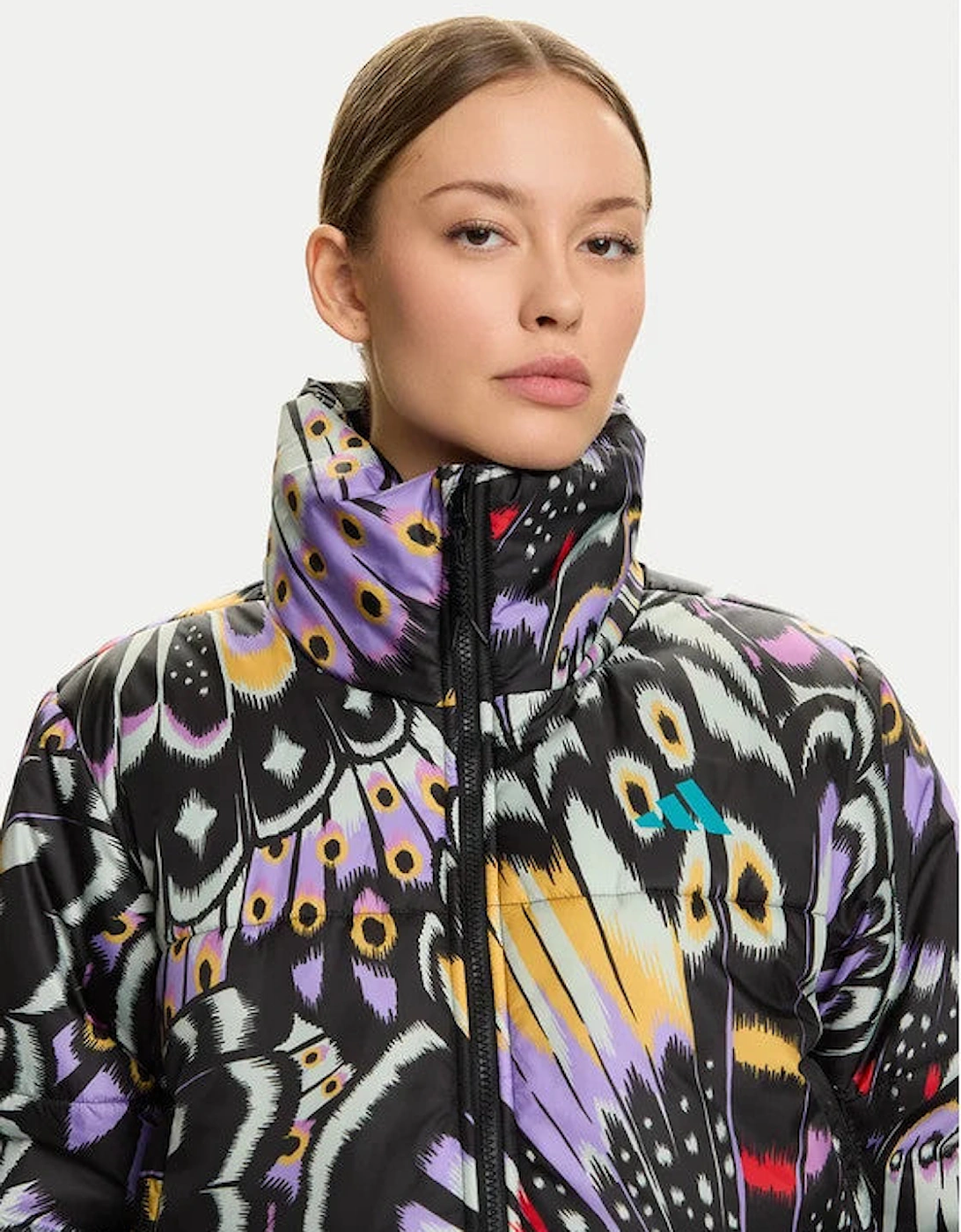 Adidas x FARM Rio Womens Quilted Puffer Jacket