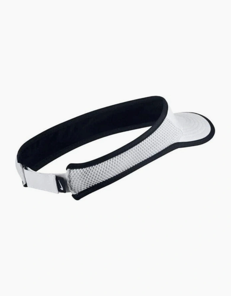 Nike Dri-Fit Ace Visor Swoosh Cap White M/L