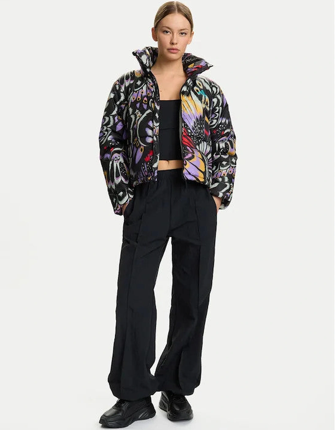 Adidas x FARM Rio Womens Quilted Puffer Jacket
