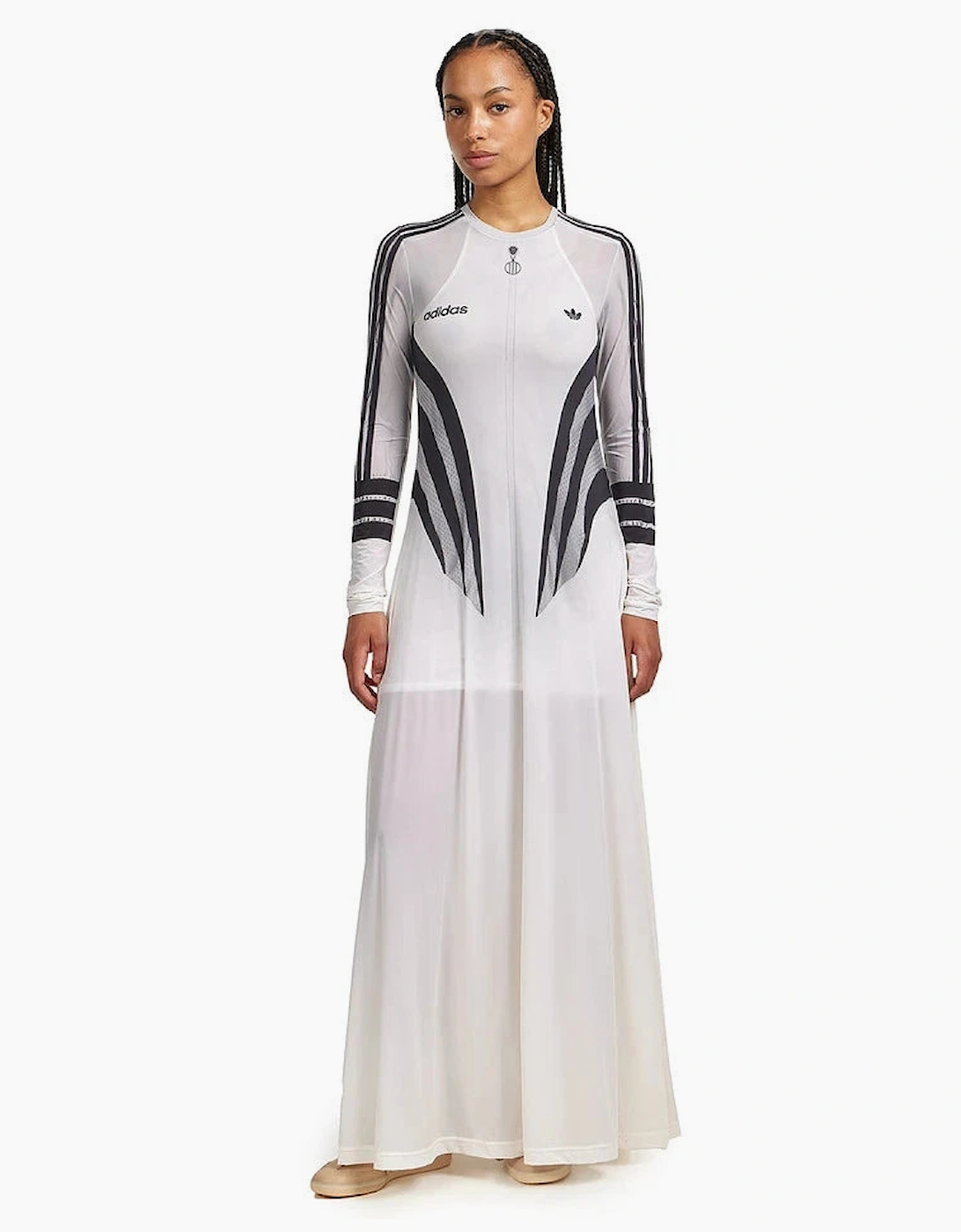 Adidas Originals Womens Atlanta Sublimation Print Maxi Dress