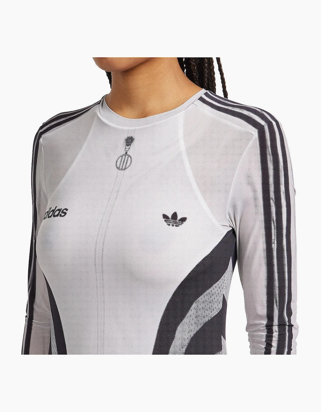 Adidas Originals Womens Atlanta Sublimation Print Maxi Dress