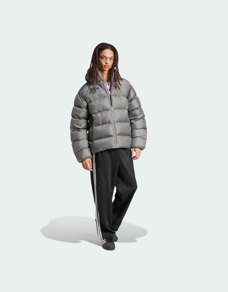 Adidas Originals Mens Tonal Hooded Puffer Jacket