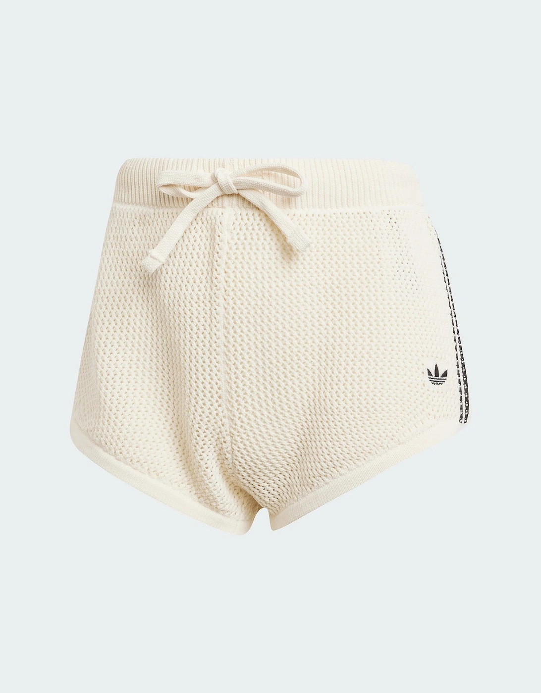 Adidas Originals Womens Premium Crochet Sprinter Shorts White