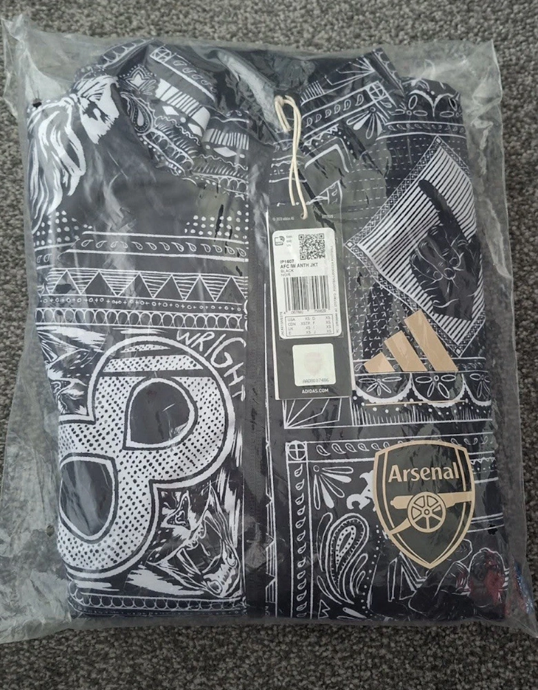 Adidas Arsenal x Ian Wright Mens Reversible Anthem Jacket