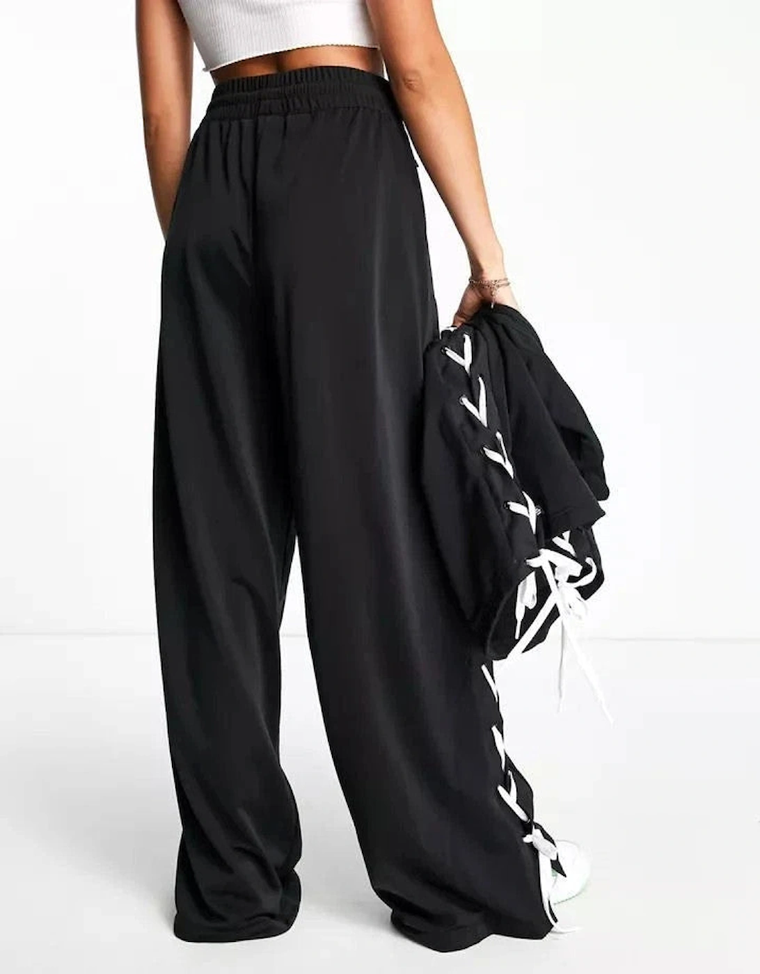 Adidas Originals Womens Wide Leg Laced Track Pants