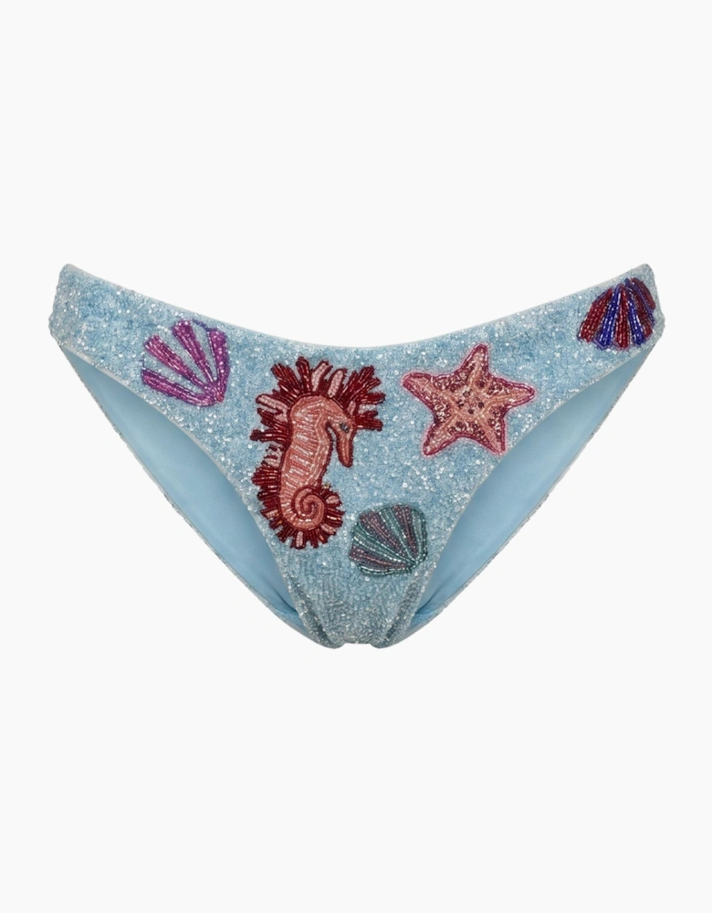 ????? Samaraa Blue Bikini Bottom