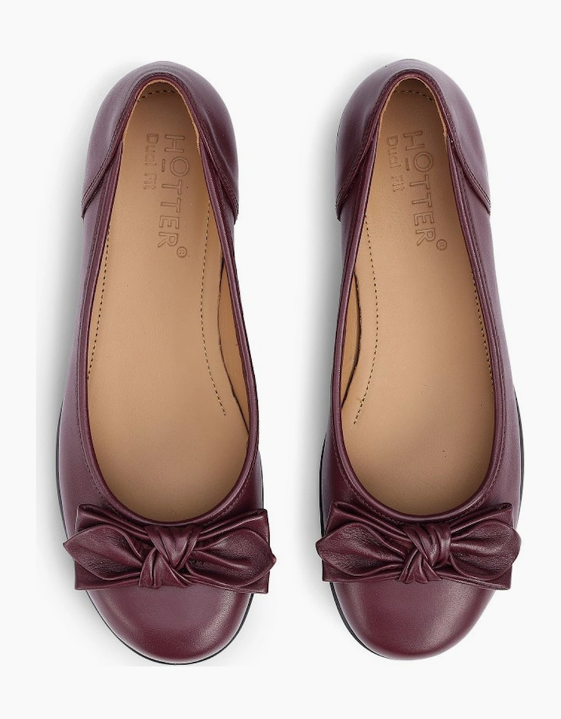 Jewel Womens Wide Ballet Pumps