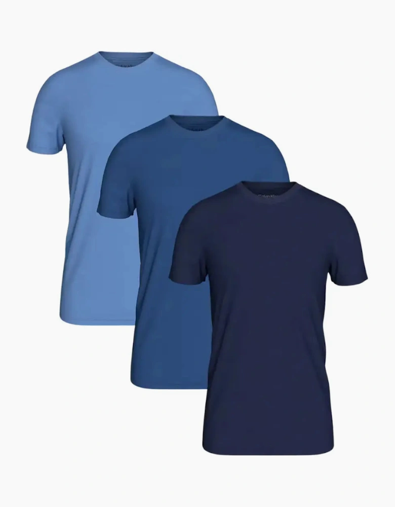 3-Pack Cotton Classics T-Shirts, Blue Combination