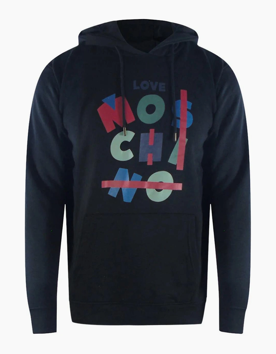 Love Moschino Jumble Logo Hoodie in Black, 4 of 3
