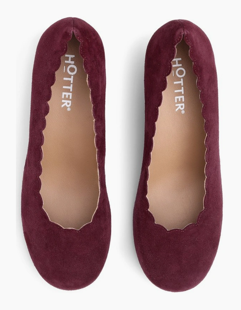 Jive Womens Wide Fit Court Shoes