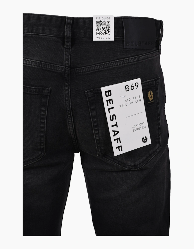 BELSTAFF B69 REGULAR JEANS WASHED BLACK