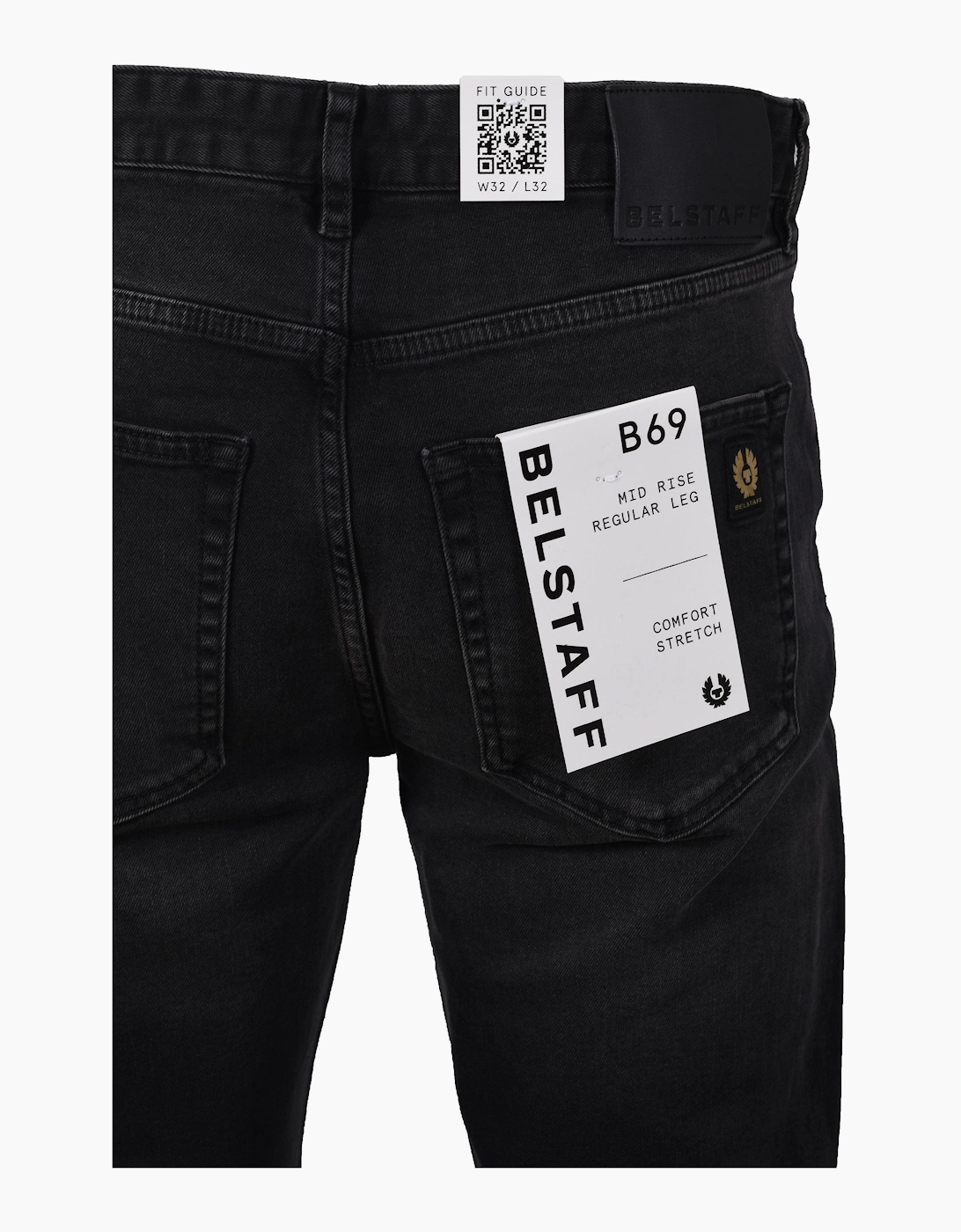BELSTAFF B69 REGULAR JEANS WASHED BLACK, 5 of 4
