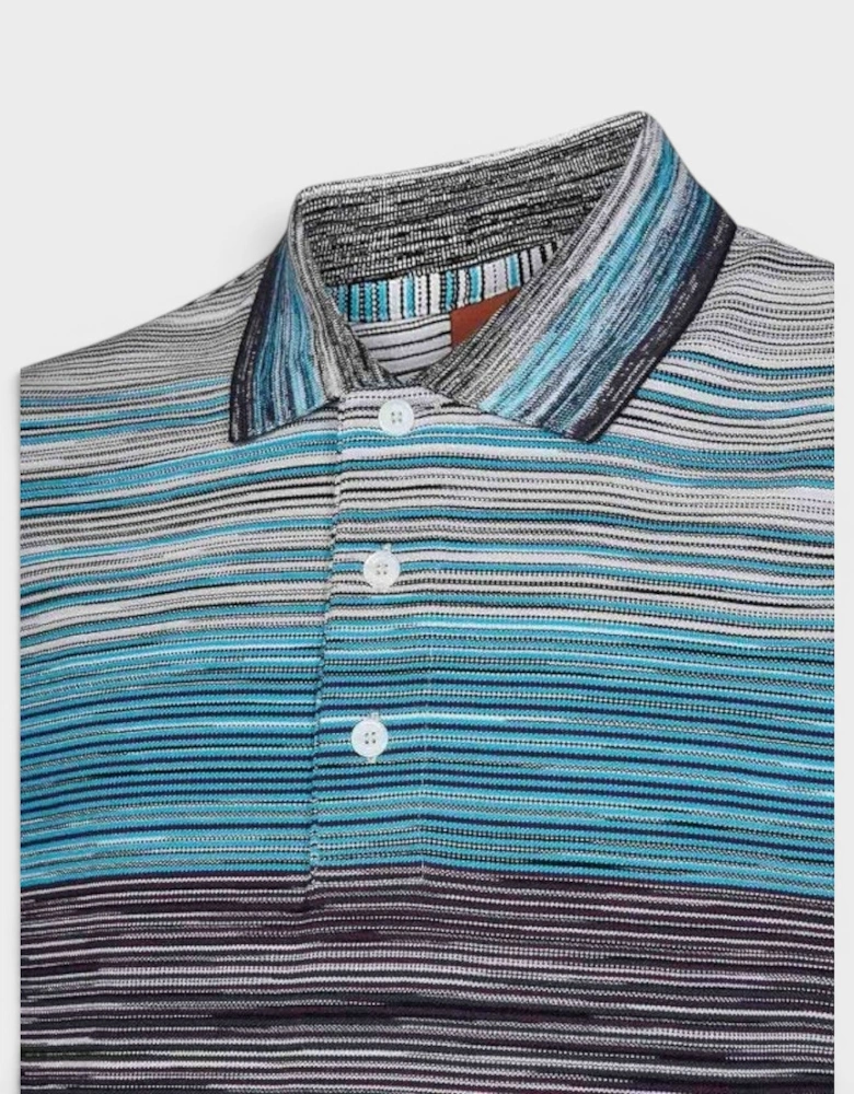 Space Dye Short Sleeve Polo Shirt