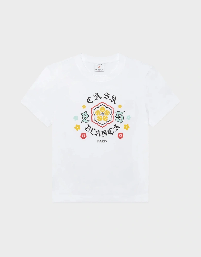 Bosozoku Printed Fitted T-Shirt White