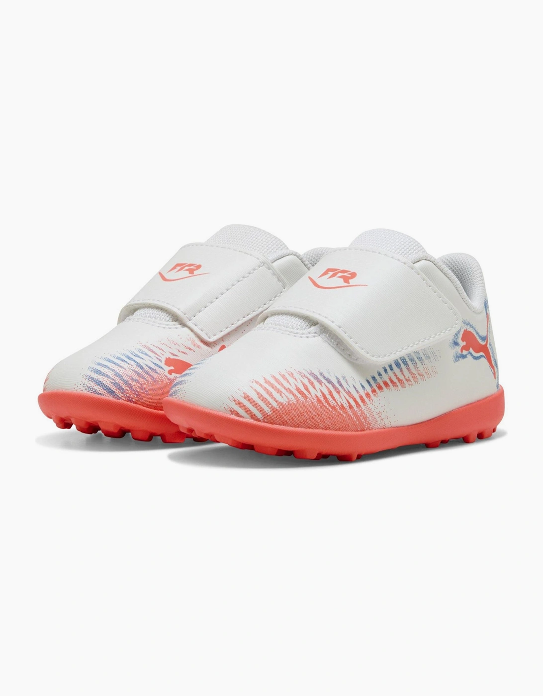 Puma Boys White 'S Future 8 Play V Tt Astro Turf Football Boots - Size: 5 38 Kids
