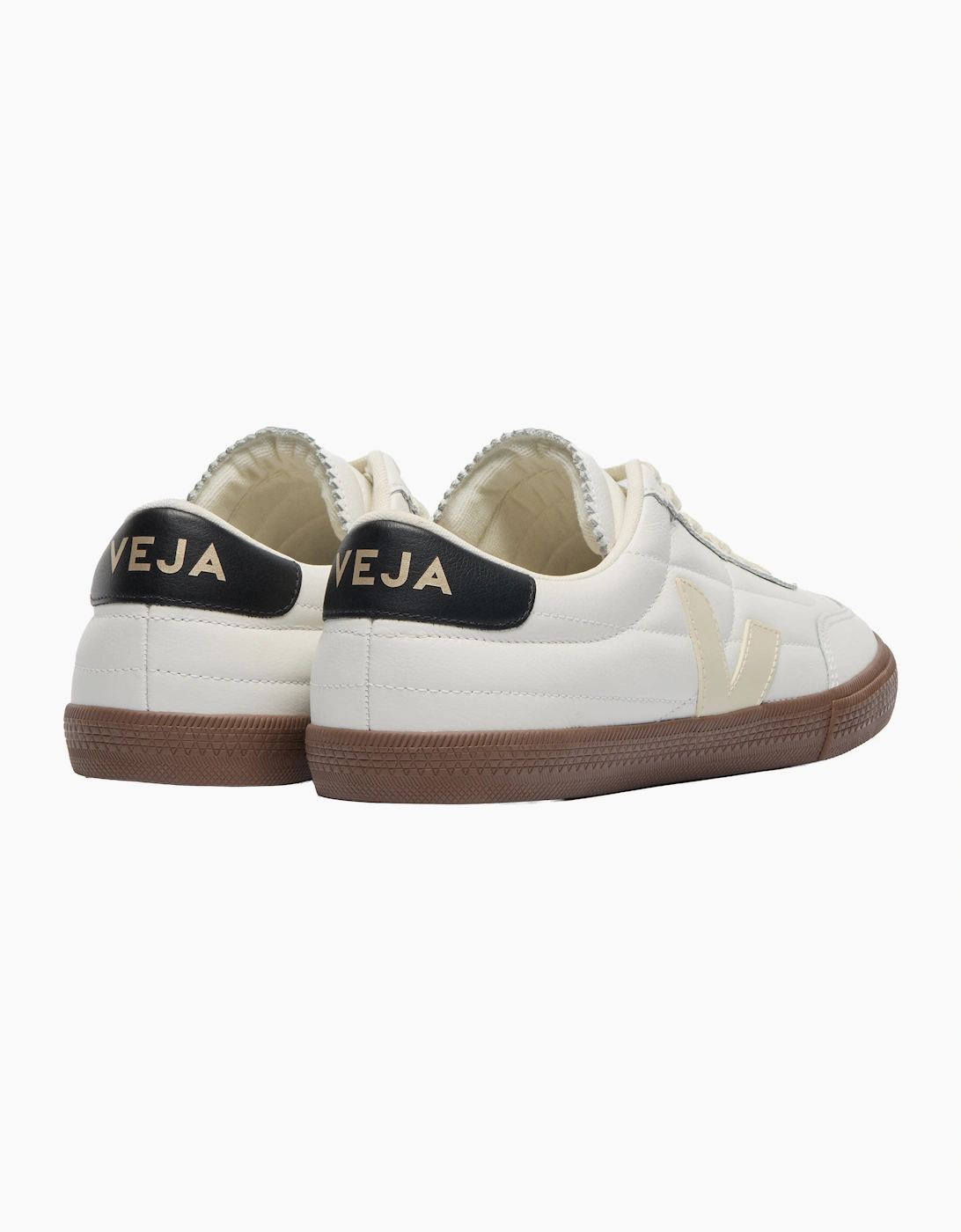 VEJA PANENKA O.T. LEATHER TRAINER WHITE/BLACK/BARK