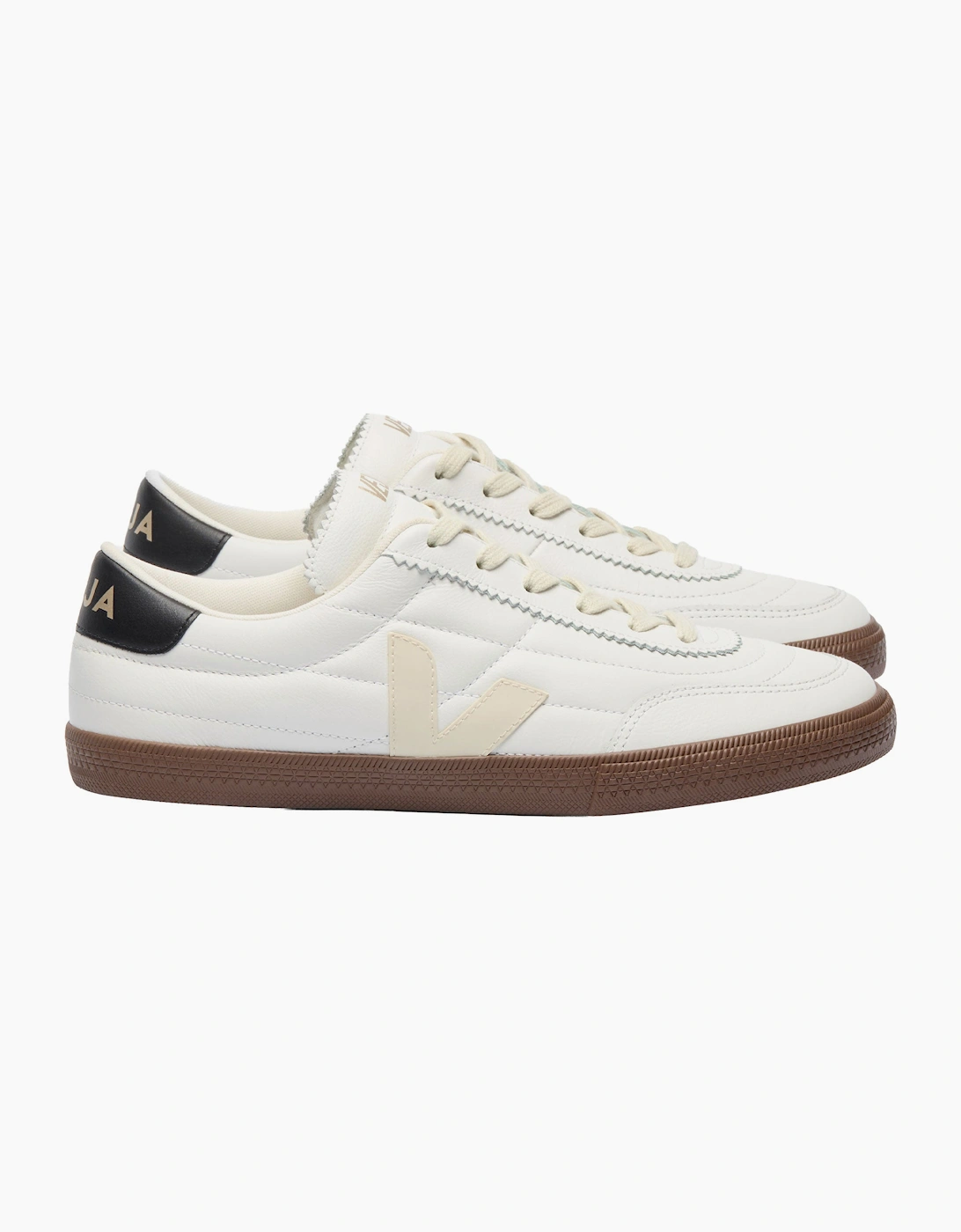 VEJA PANENKA O.T. LEATHER TRAINER WHITE/BLACK/BARK