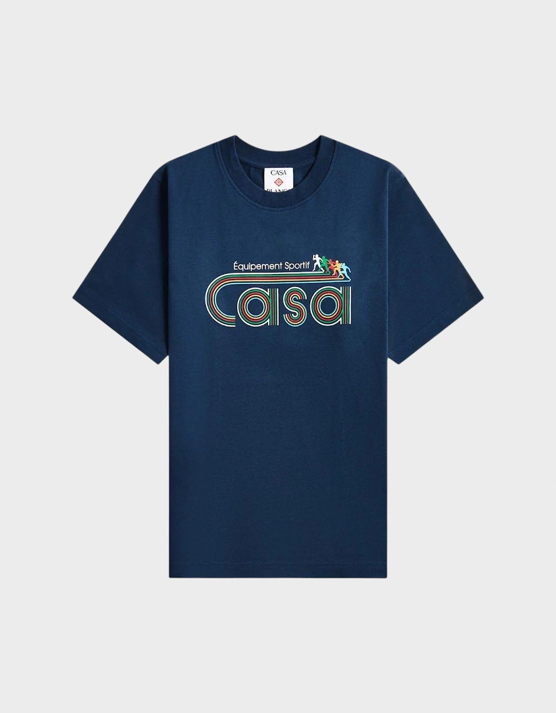 Equipement Sportif Screen Printed T-Shirt Navy