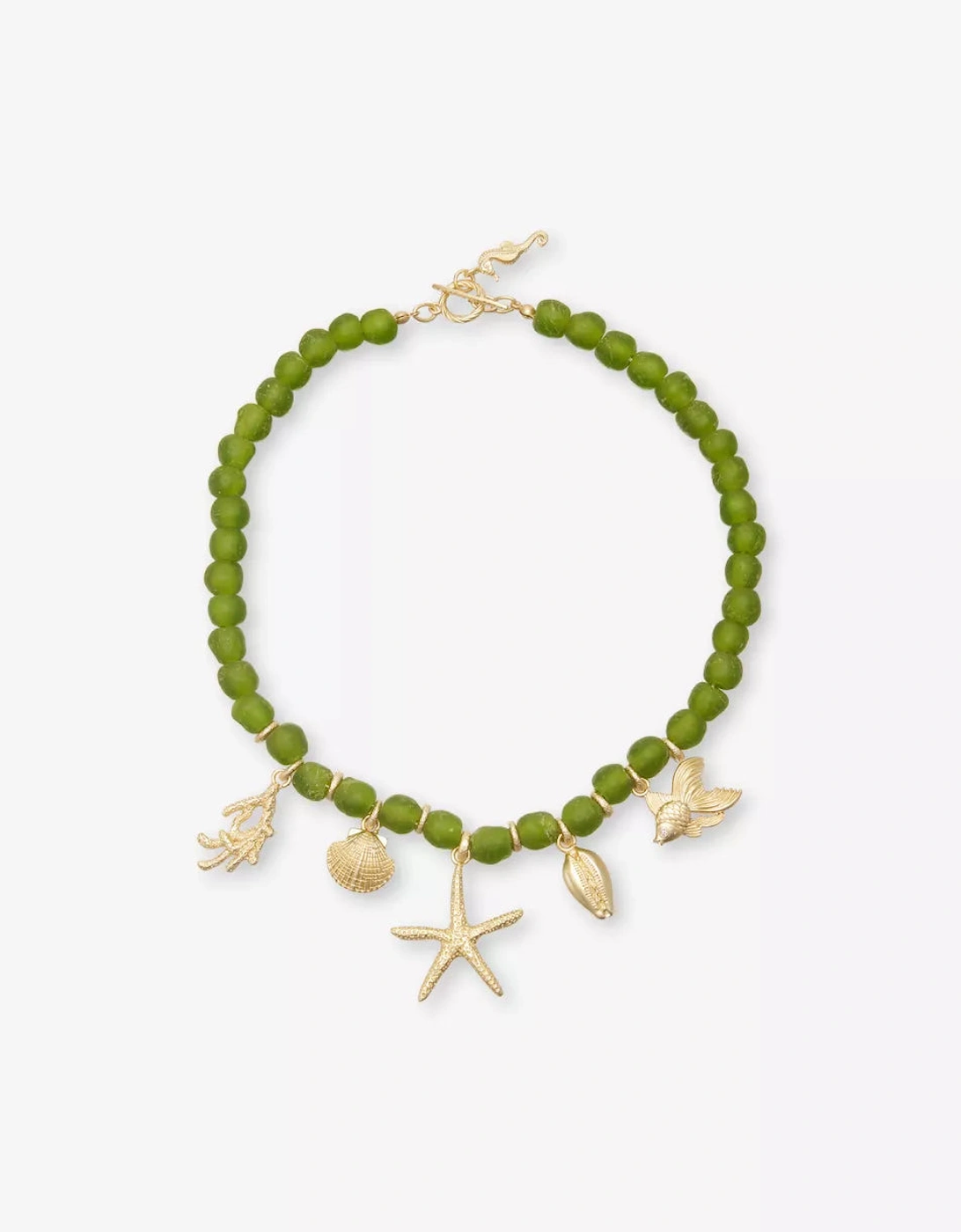 Meretrix Necklace in Green