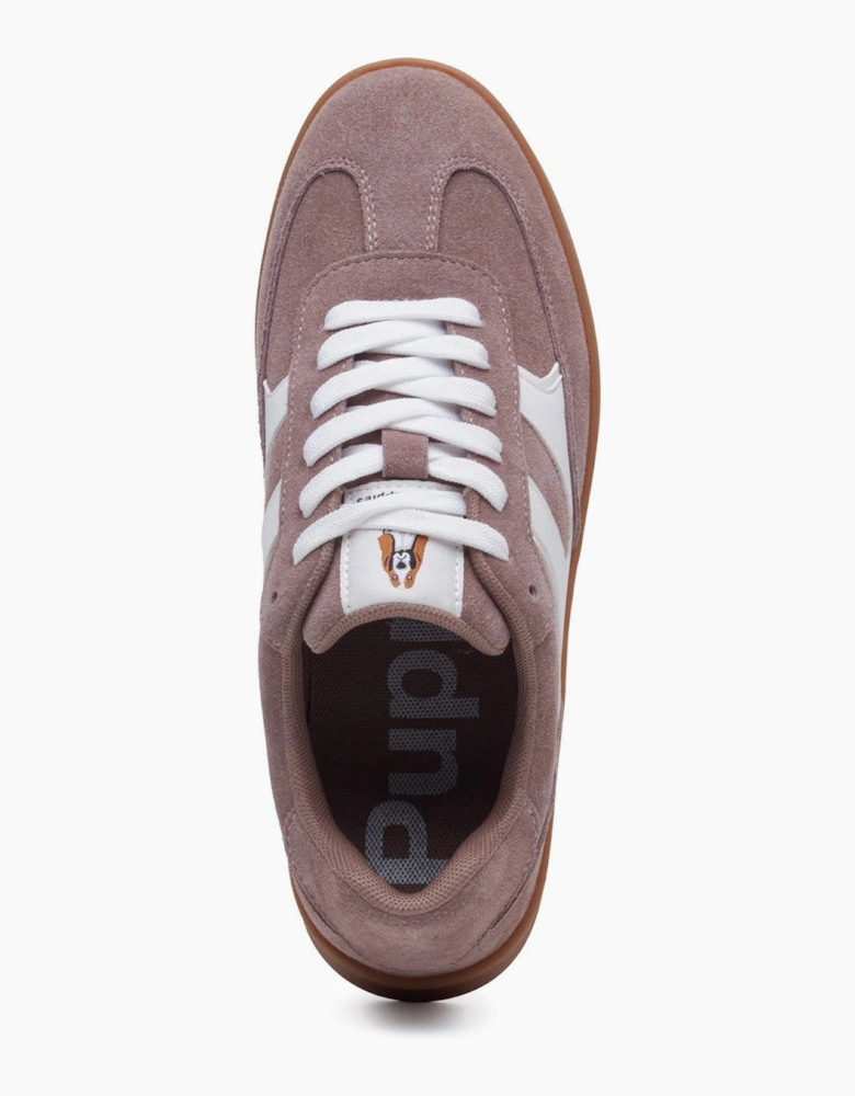 Hush Puppies Maura Suede Women's Stone Trainers