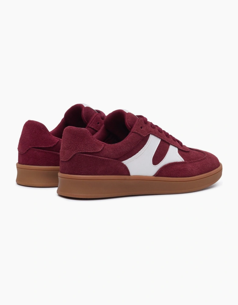 Hush Puppies Maura Suede Women's Bordeaux Trainers