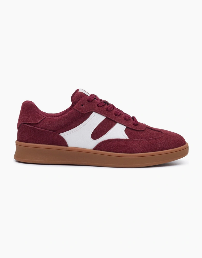 Hush Puppies Maura Suede Women's Bordeaux Trainers