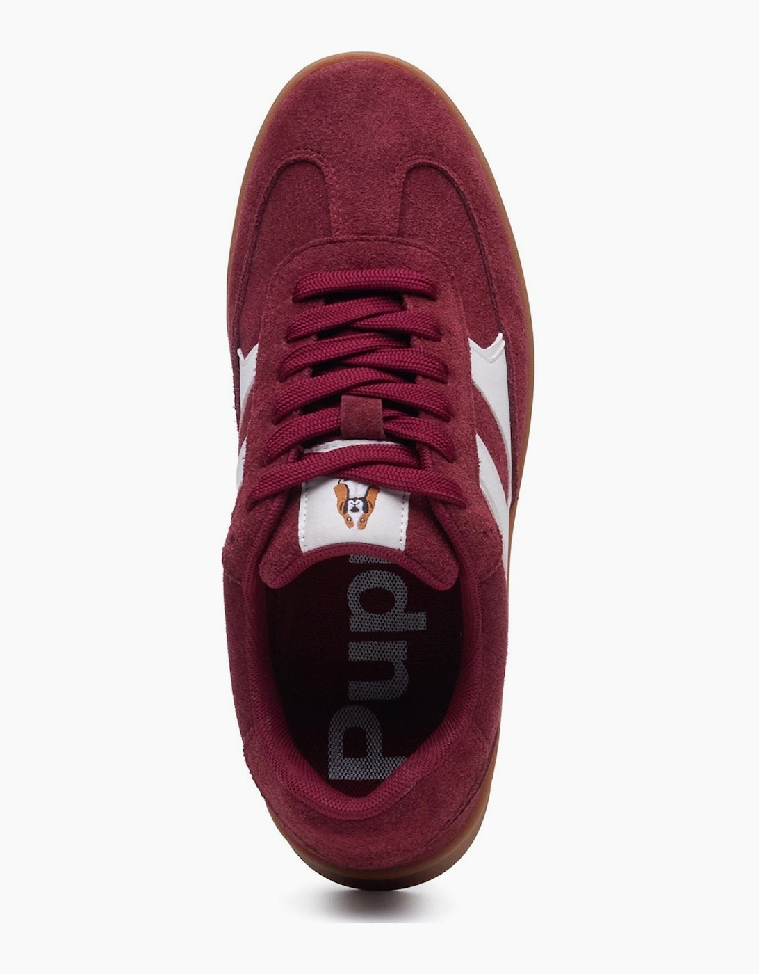 Hush Puppies Maura Suede Women's Bordeaux Trainers