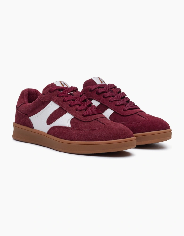 Hush Puppies Maura Suede Women's Bordeaux Trainers