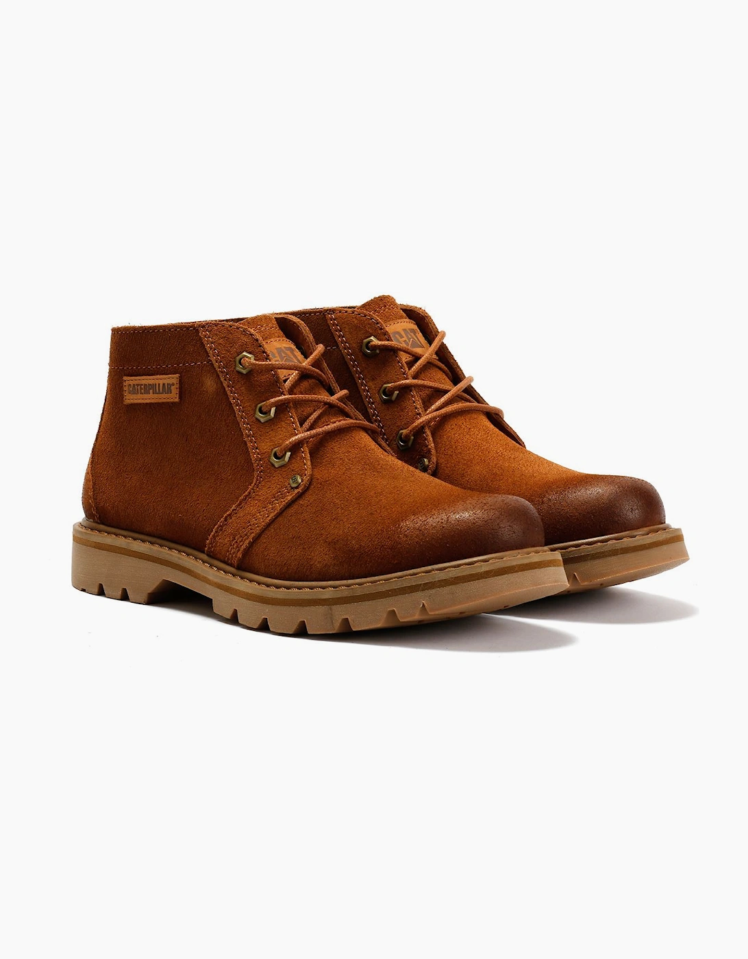 Caterpillar Grader Chukka Suede Men's Syrup Boots, 9 of 8
