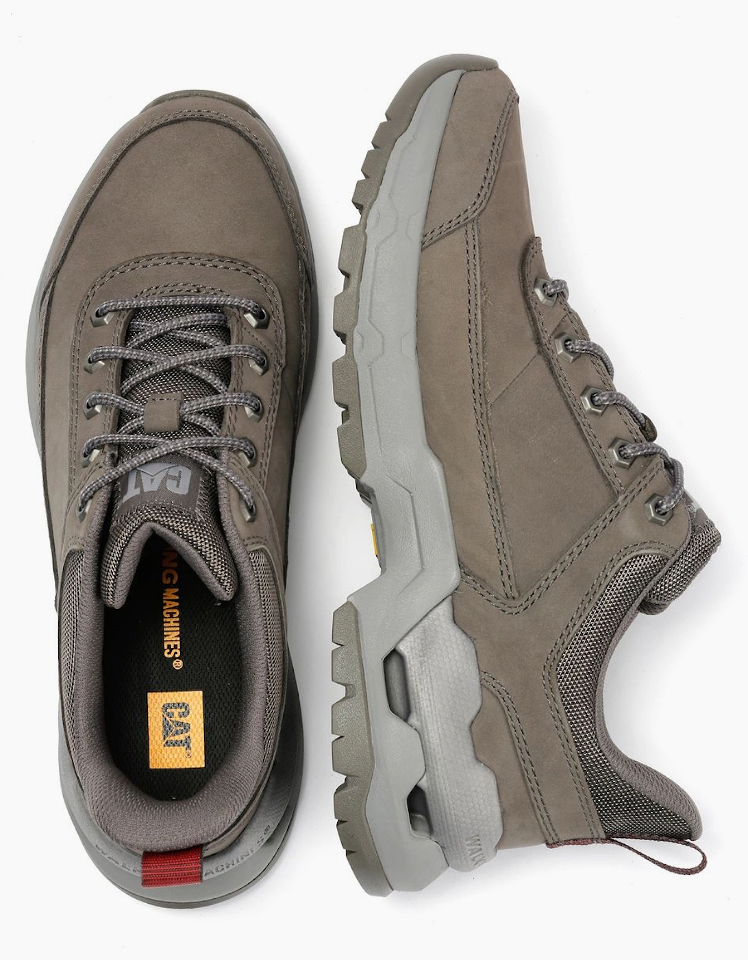 Caterpillar Surge Hiker Lo Waxy Nubuck Men's Dark Gull Grey Lace-Up Shoes