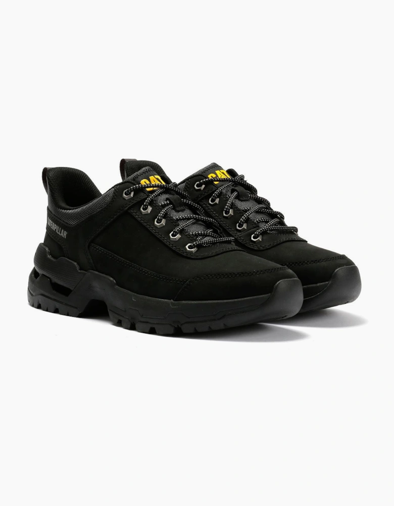 Caterpillar Surge Hiker Lo Waxy Nubuck Men's Black Lace-Up Shoes
