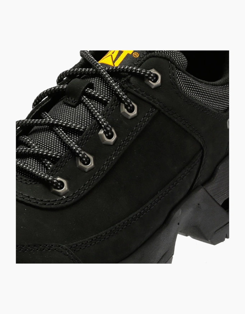 Caterpillar Surge Hiker Lo Waxy Nubuck Men's Black Lace-Up Shoes