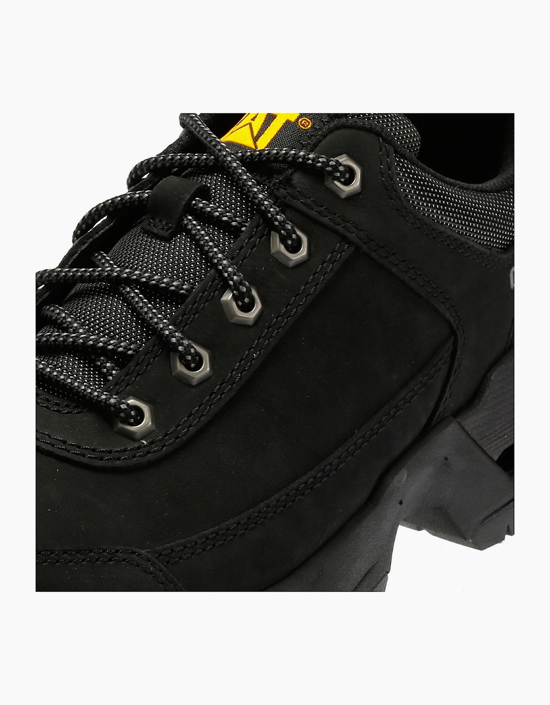 Caterpillar Surge Hiker Lo Waxy Nubuck Men's Black Lace-Up Shoes