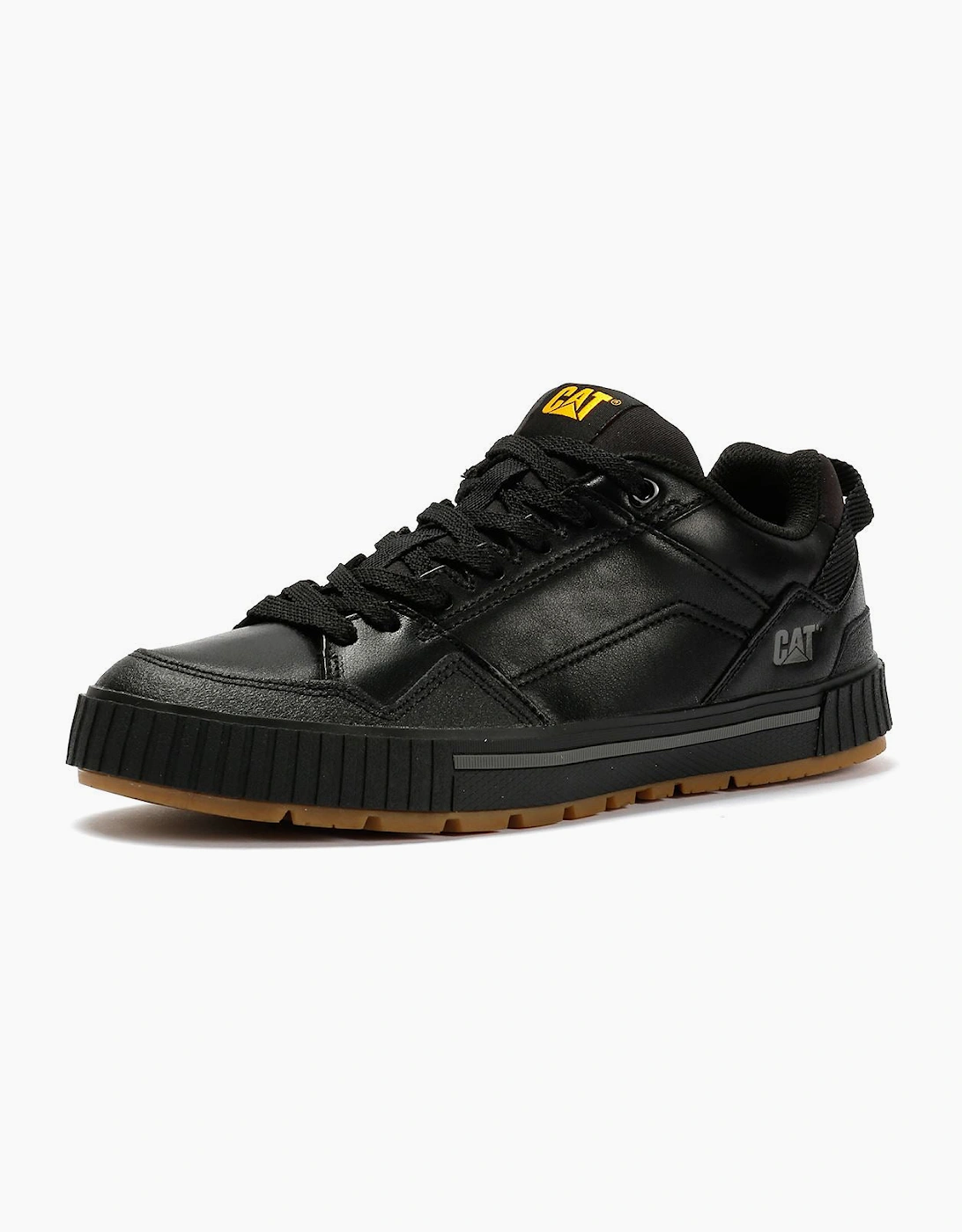Caterpillar Axiom Leather Men's Black Lace-Up Shoes