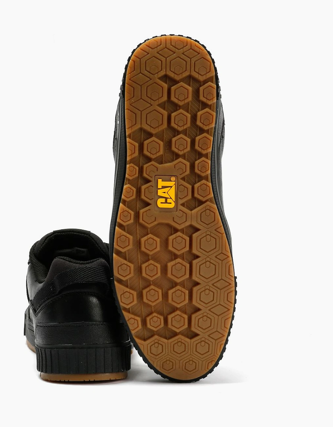 Caterpillar Axiom Leather Men's Black Lace-Up Shoes