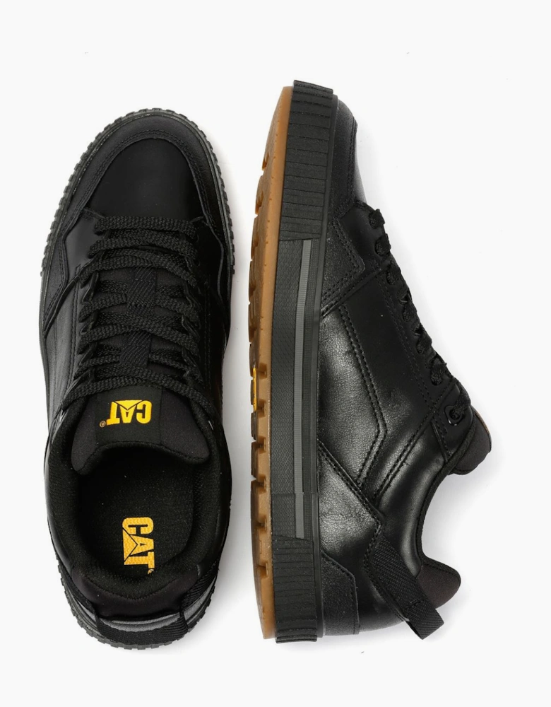 Caterpillar Axiom Leather Men's Black Lace-Up Shoes