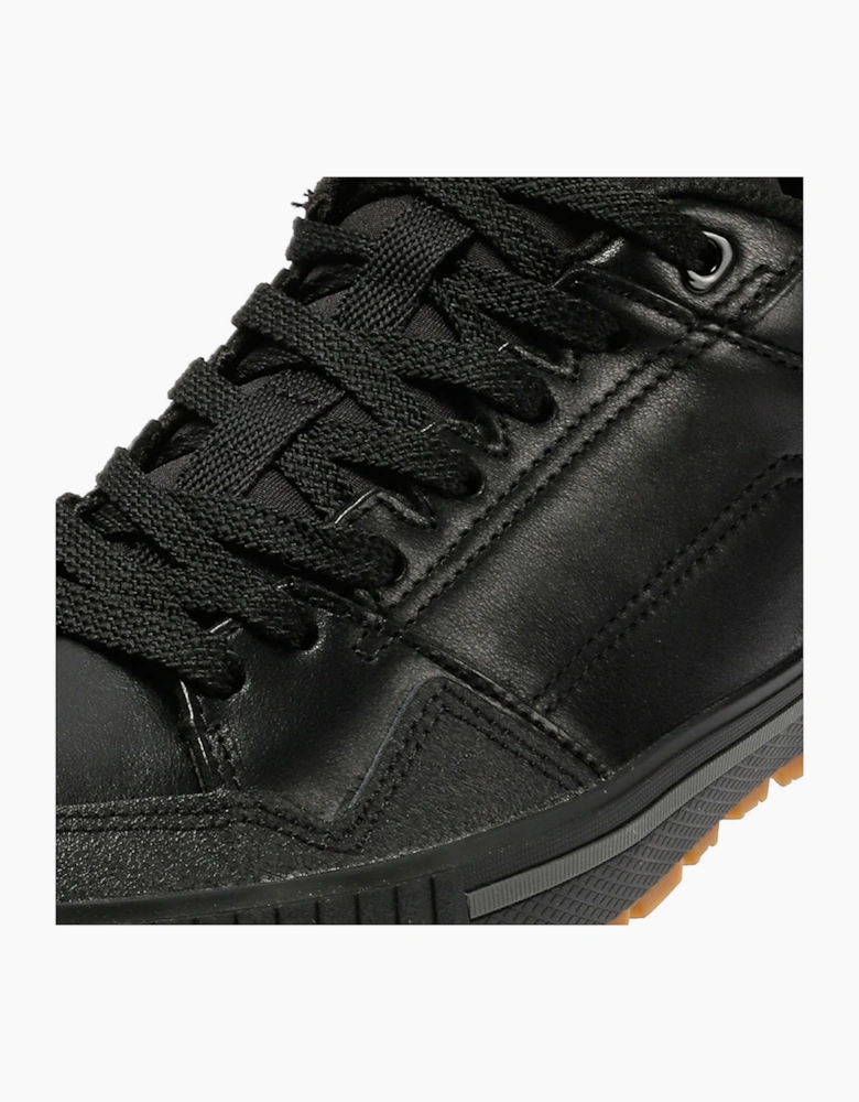 Caterpillar Axiom Leather Men's Black Lace-Up Shoes