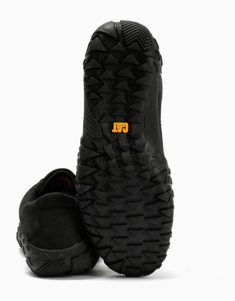 Caterpillar Gridlock Lo Tumbled Nubuck Men's Black Lace-Up Shoes