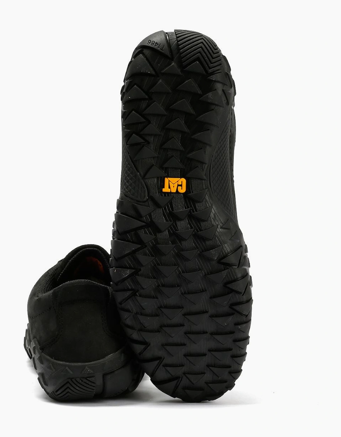 Caterpillar Gridlock Lo Tumbled Nubuck Men's Black Lace-Up Shoes