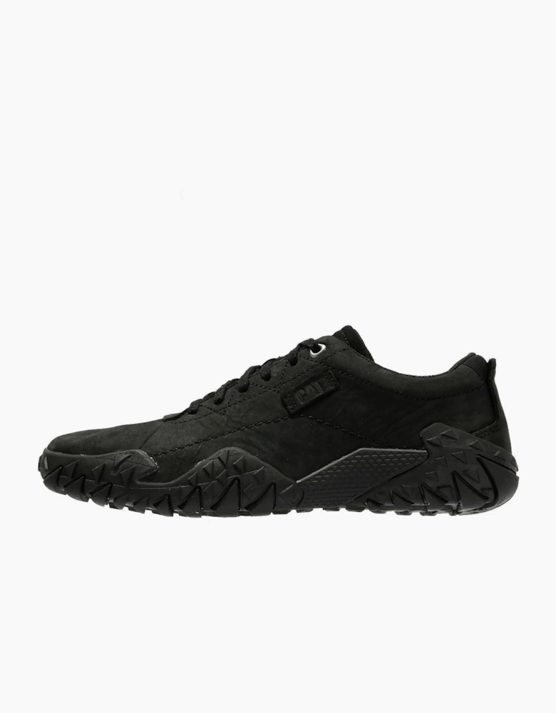 Caterpillar Gridlock Lo Tumbled Nubuck Men's Black Lace-Up Shoes