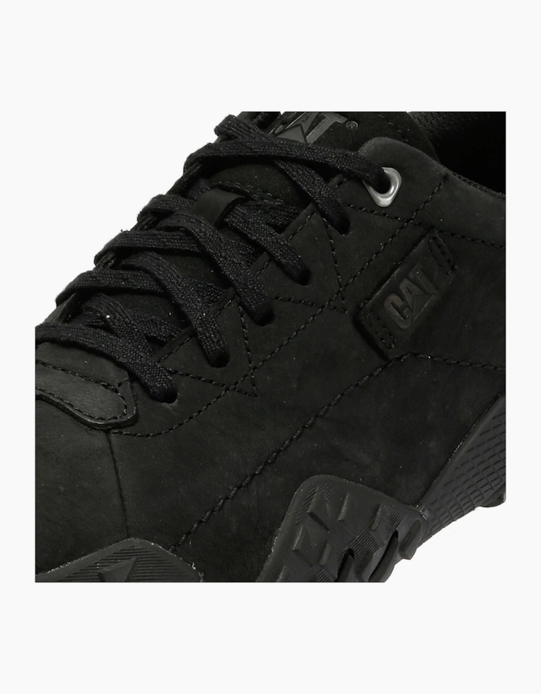 Caterpillar Gridlock Lo Tumbled Nubuck Men's Black Lace-Up Shoes