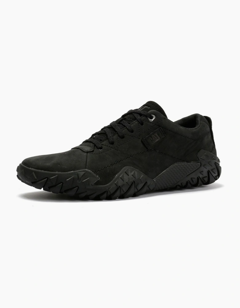 Caterpillar Gridlock Lo Tumbled Nubuck Men's Black Lace-Up Shoes
