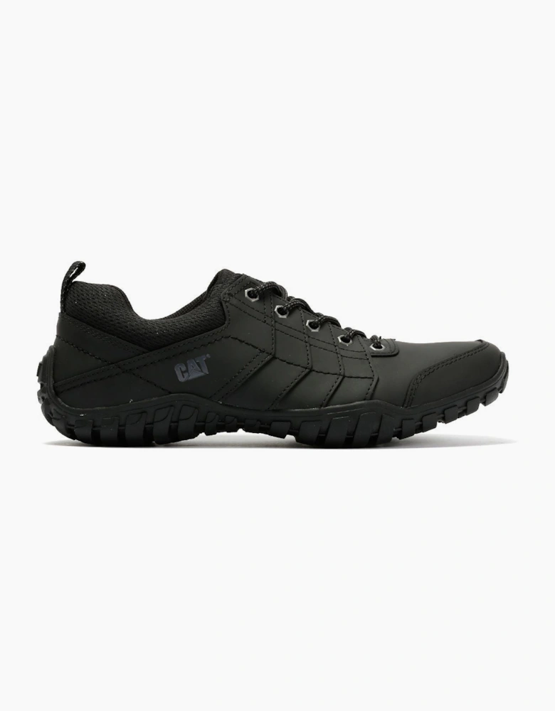 Caterpillar Instruct Suede Men's Black Lace-Up Shoes