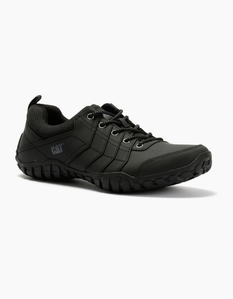 Caterpillar Instruct Suede Men's Black Lace-Up Shoes