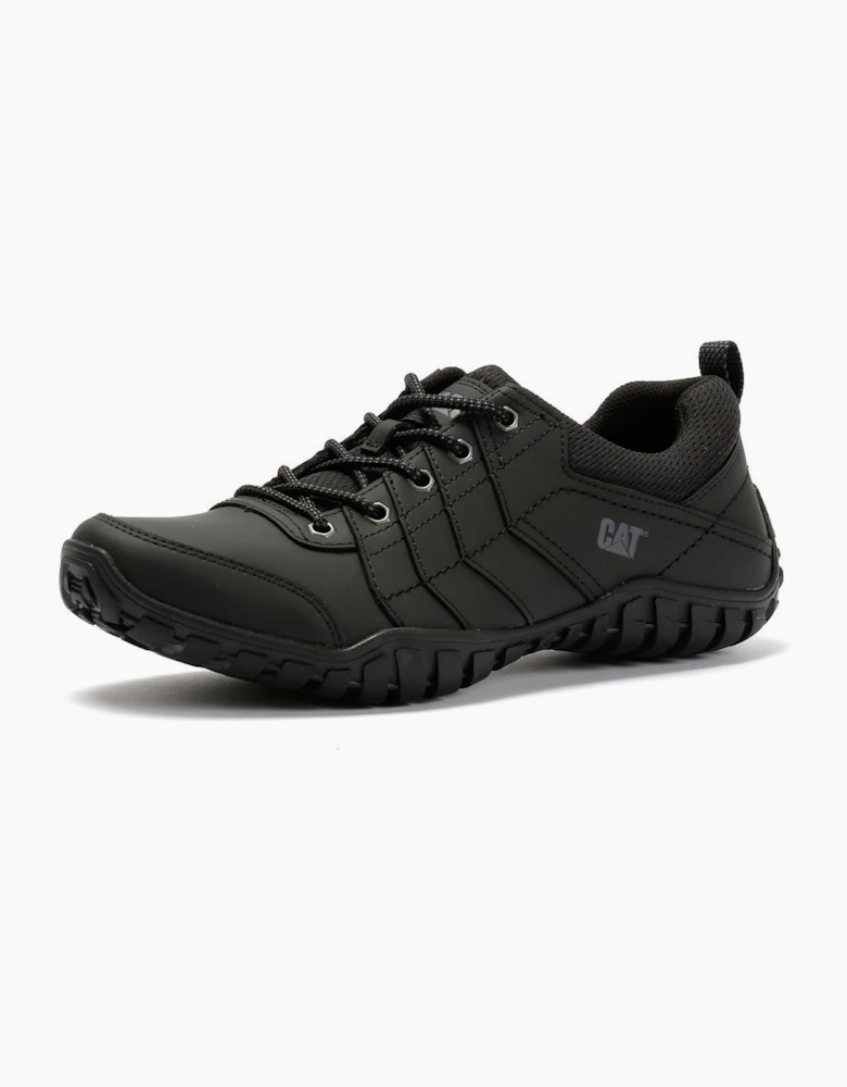 Caterpillar Instruct Suede Men's Black Lace-Up Shoes